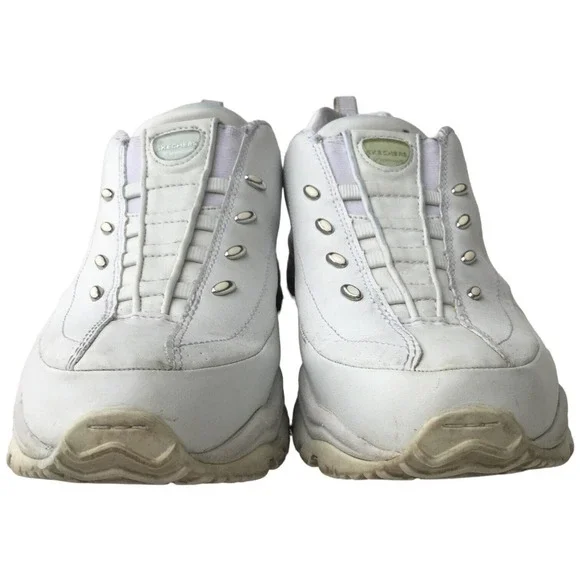 Skechers Sport Premium Premix Leather Slip On Sneaker SN1704 Womens White 10 - Picture 8 of 10